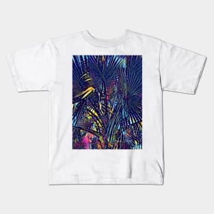 Palm Tree Design, Colorful Nature Pattern, Palm Pattern Tote, Palm Patter  Pillow, Duvet Cover, Palm Pattern Mugs, Palm Clock, Beach Decor, Coastal Decor Kids T-Shirt